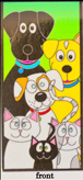 Bookmark, front view Photo: Bookmark-front